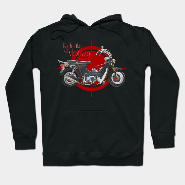 Ride like a Monkey Hoodie by Akira31